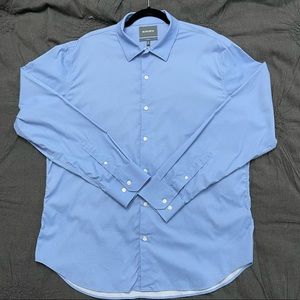 Bonobos Tech XL Slim Fit Blue/Red Dot Button Up Shirt